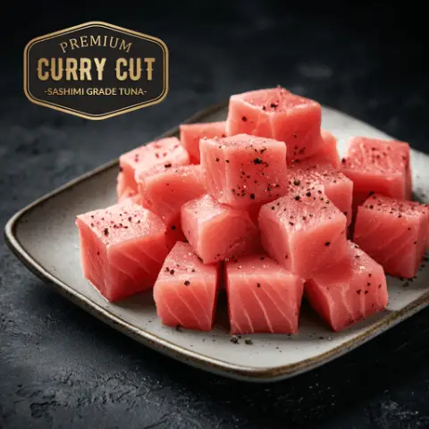 Fresh Curry Cut – AAA Sashimi Grade Yellowfin Tuna | Delivery Within 2 Days